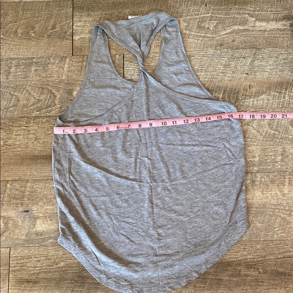 Gray and White Striped Women's Tank Top - Picture 7 of 11